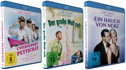 Cary Grant: Unternehmen Petticoat/Der große Wolf ruft/Ein Hauch von Nerz BLU-RAY