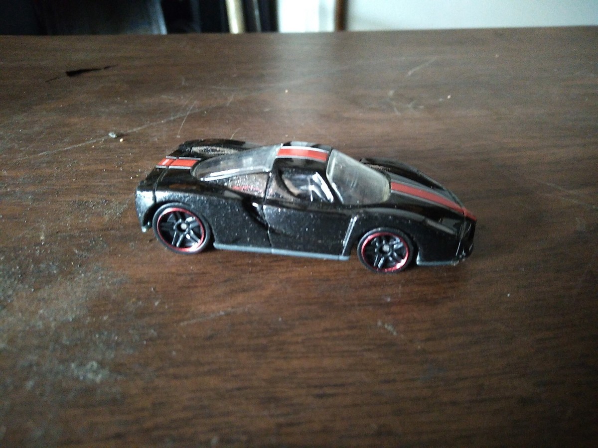 Hot Wheels 2014 Ferrari Enzo Metallic Black Exotic Car HW