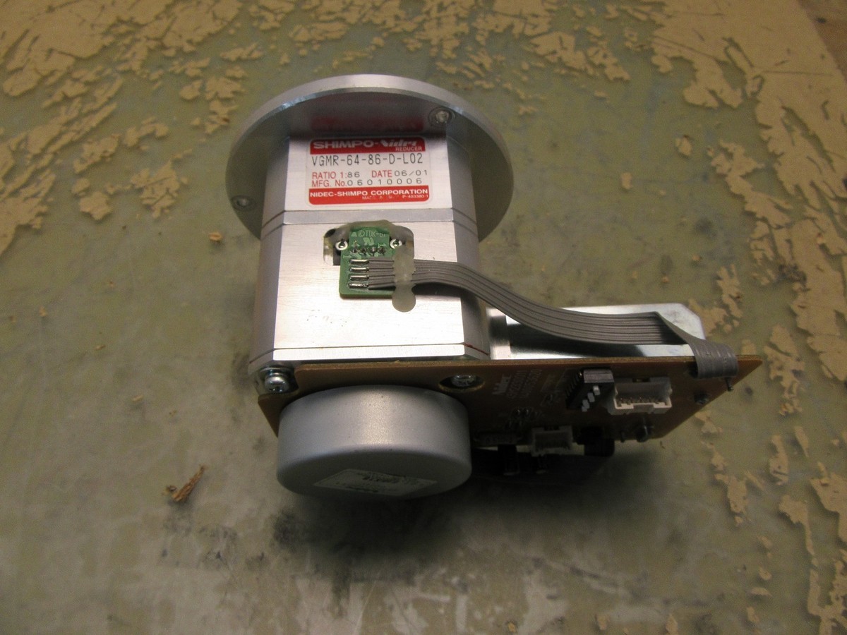 Shimpo Nidec vgmr-64-86-d-l02 1:86 gear motor 06010006 [3-Q