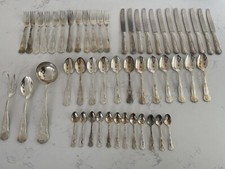 51 x LBL ITALY Silver Plated CUTLERY SET Service For 12 Setting Canteen VGC