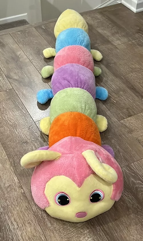 Giant Caterpillar Colorful HUGE Plush Multicolor Stuffed Animal