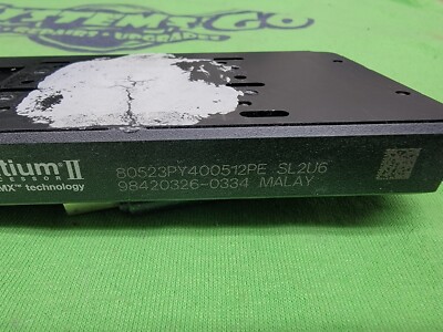 Intel Pentium II 400 MHz, 512KB cache, SL2U6, 80523PY400512PE Slot