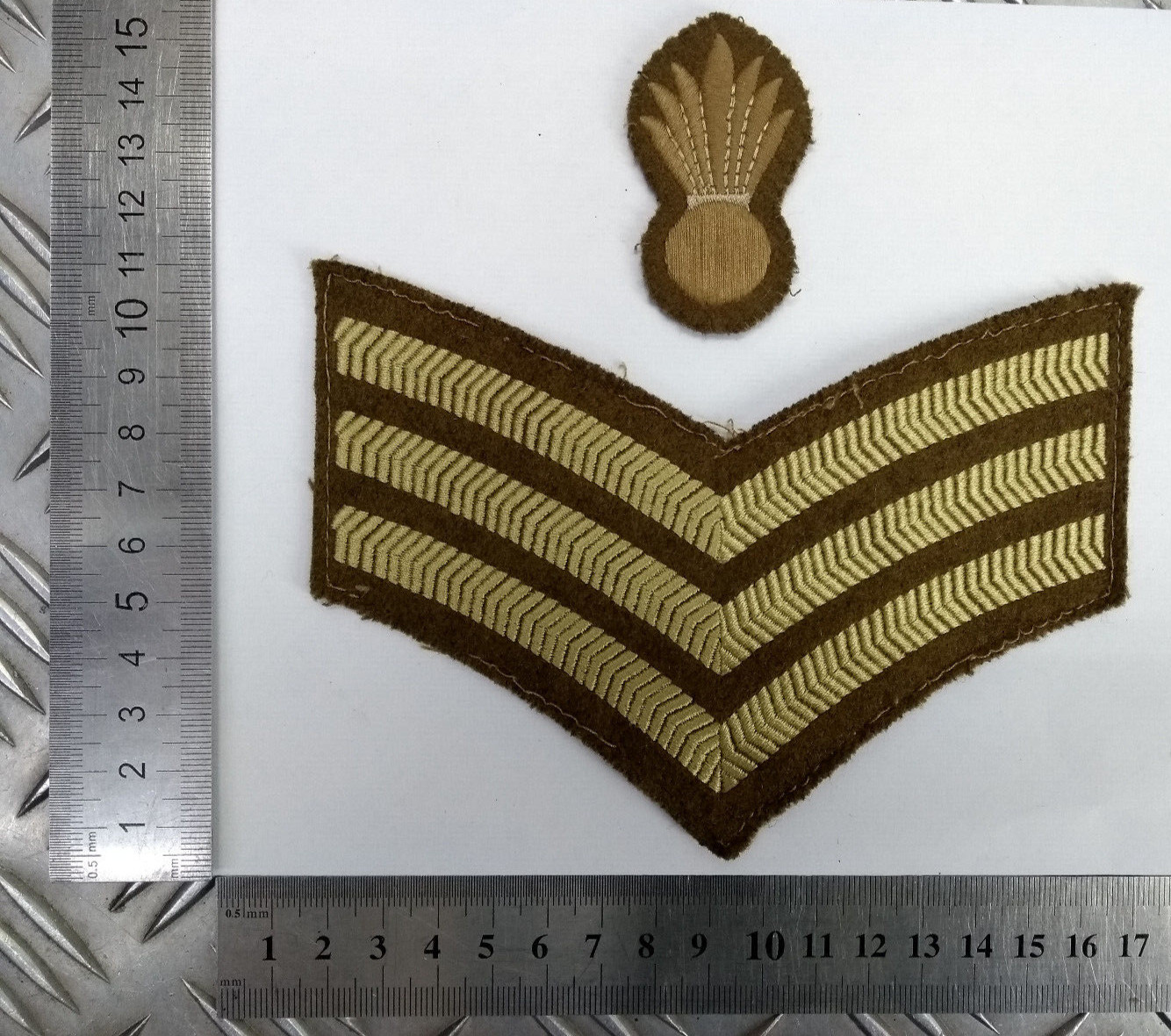 Grenadier Guards Sergeant Chevron & Grenade Patch… - image 5