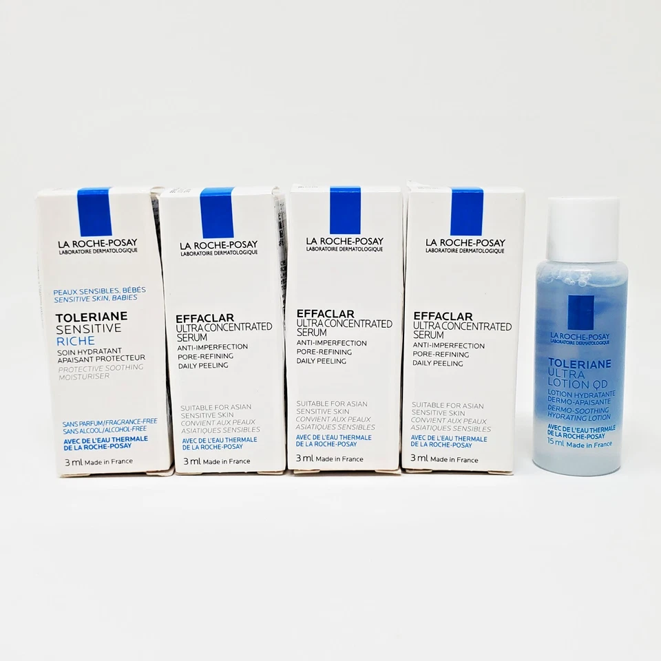 Juego de 8 piezas para el cuidado de la piel La Roche-Posay - Importación de Japón - Sueros + FPS | Exp 09/2025 | NE Foto 2 de 4