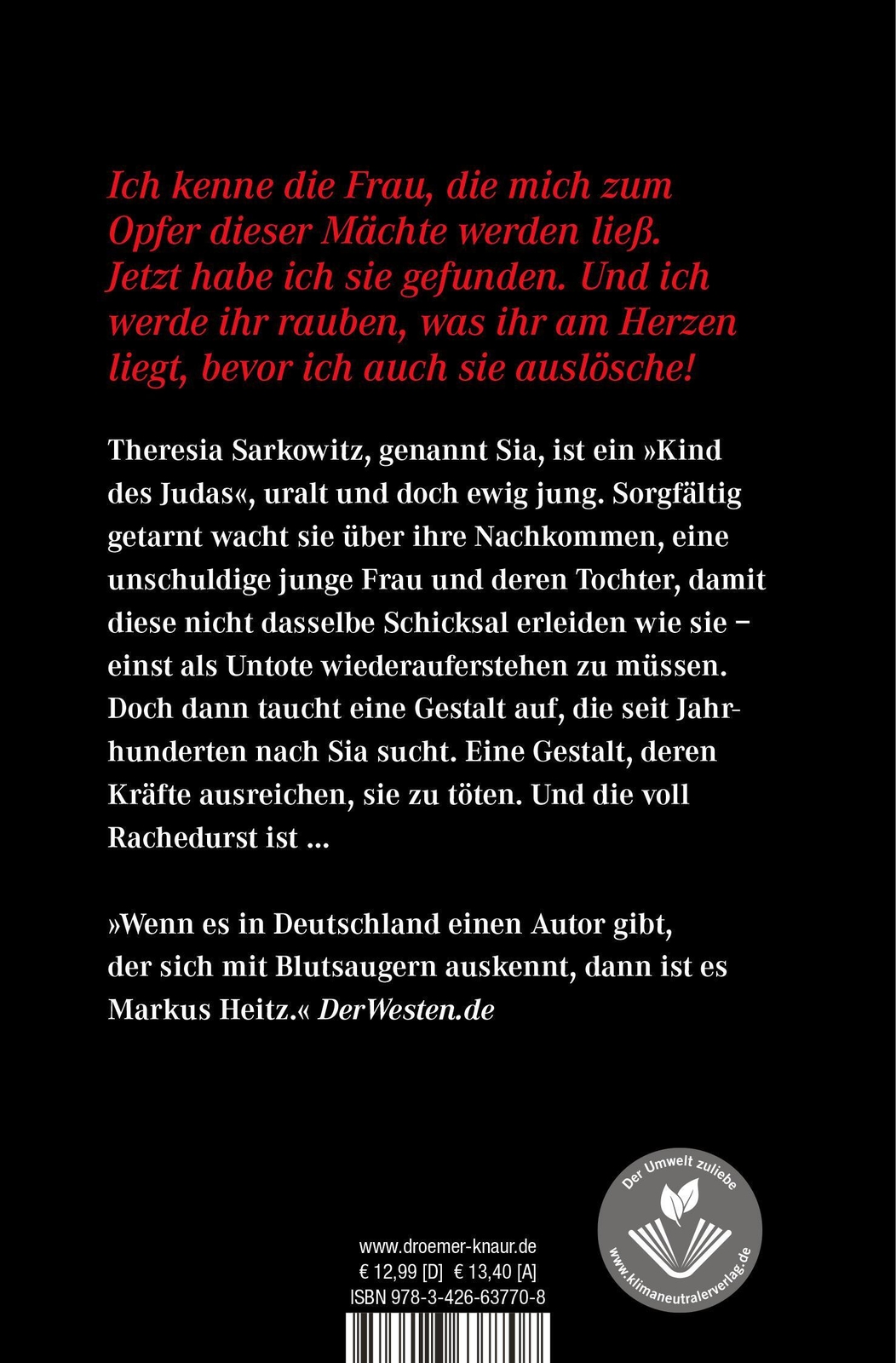 Thumbnail - Kinder Des Judas 02. Judassohn | Ein Vampirthriller | Markus Heitz |