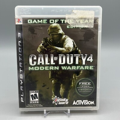 Call of Duty 4: Modern Warfare Game of Year Edition (PlayStation 3, 2007)Tested