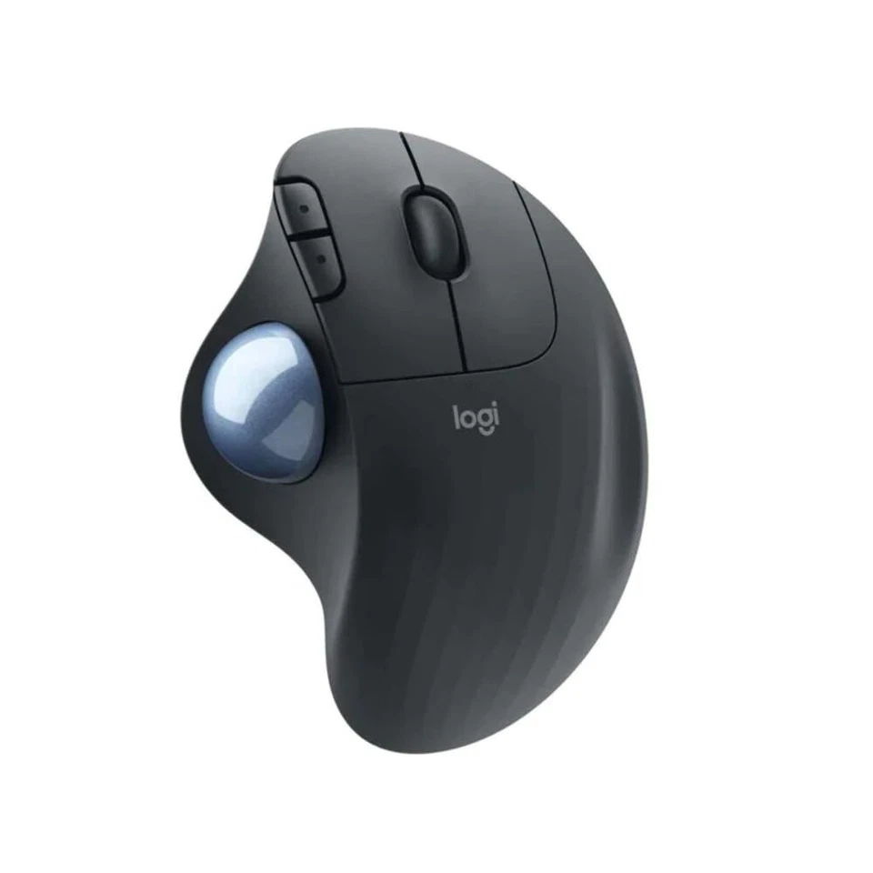 Logitech M575 Graphite Ergonomic Wireless Trackball Mouse for Comfortable Con... - Image 2 of 4