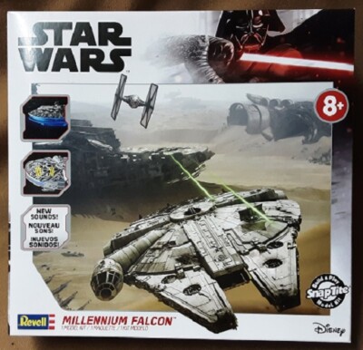 Revell Star Wars Millennium Falcon Snap Model Kit Build & Play w/sound # 1668
