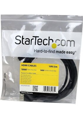 StarTech.com 3m passives Micro USB auf HDMI Kabel, MHL Adapter Konverter, Micro