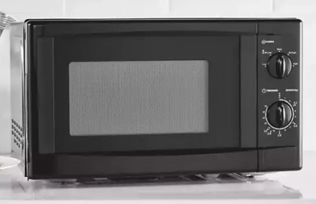 Red and 2024 black microwave