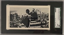 1979 UNITED PRESS INTERNATIONAL THEODORE TEDDY ROOSEVELT CARD  SGC 88 NM/MT 8