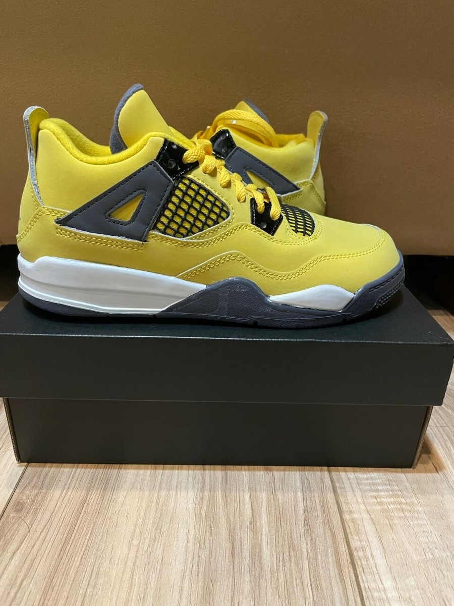Air Jordan 4 Retro Lightning Tour Yellow PS Sizing Ready to Ship