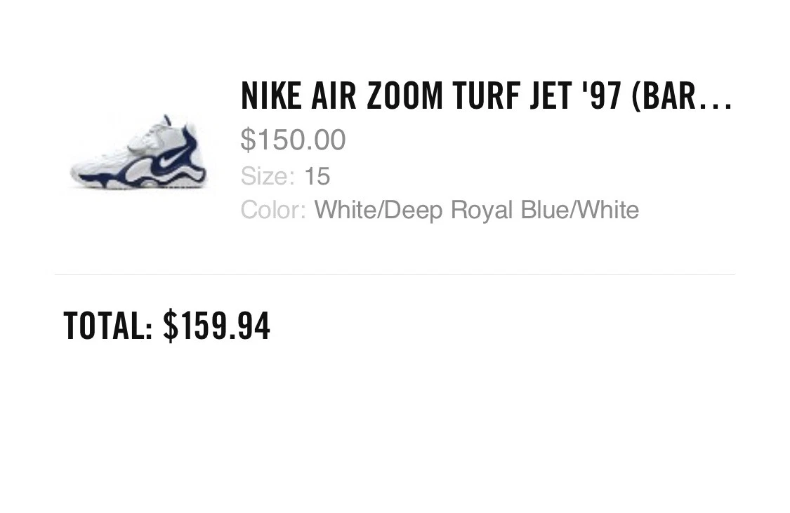 Barry sanders shop air zoom turf