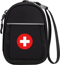 Insulated Medicine Carrying Case Small Travel Emergency Medication Organizer Bag