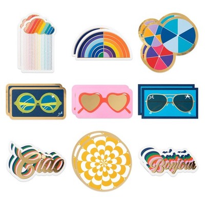 Jonathan Adler x Michaels Sticker Set of 18 Summer Sorbet Vinyl Stickers Limited