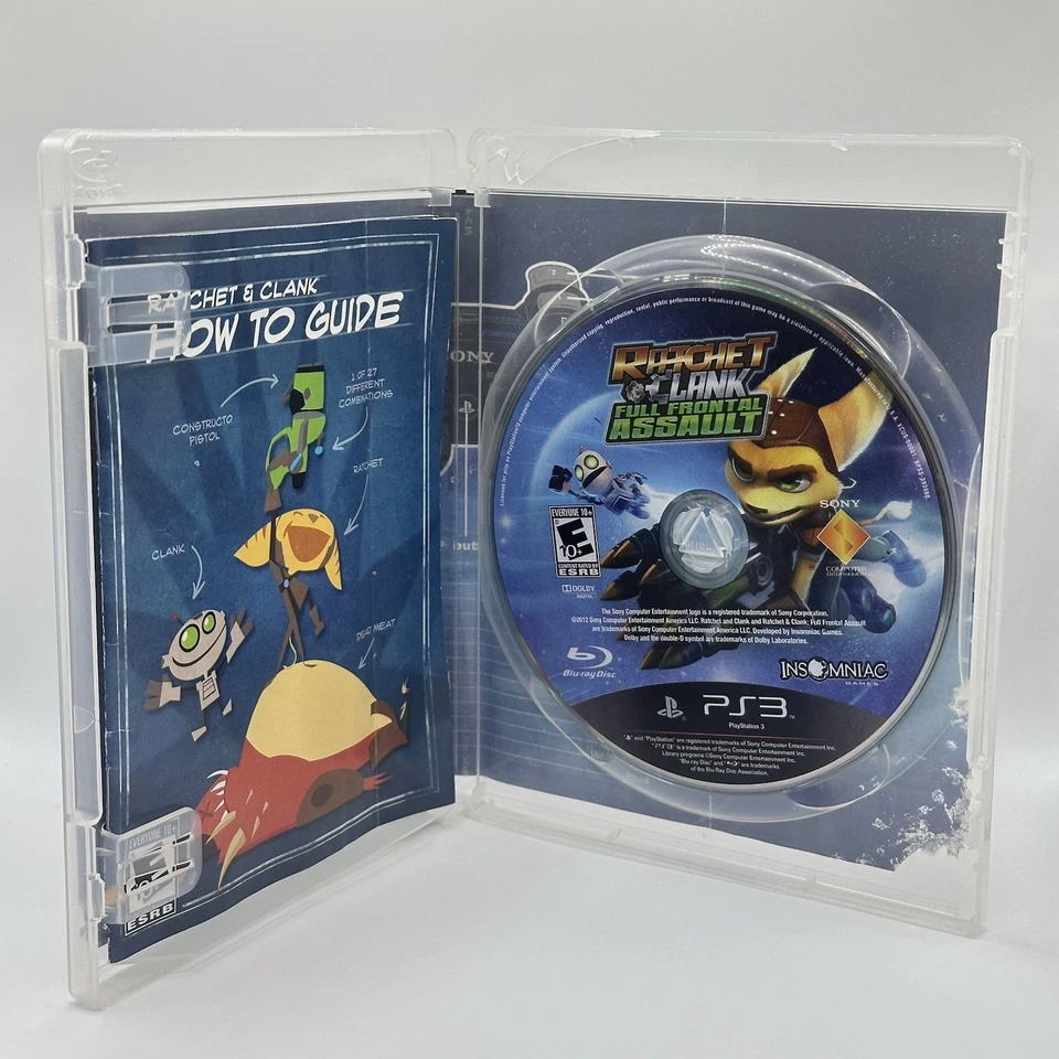 Ratchet & Clank: Full Frontal Assault (Sony PlayStation 3, PS3) Полностью протестирован - Изображение 3 из 4