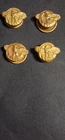 4 Vintage WWII US Military Honorable Discharge Lapel Button Ruptured Duck WW 2