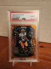 2020 Panini Prizm Jordan Love #363 Orange Disco Prizm RC Packers PSA 10