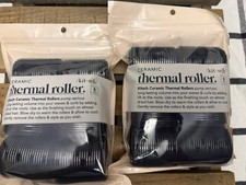 Kitsch Ceramic Thermal Hair Rollers 8 Count 3 Sizes Self-Gripping Volume  Curl