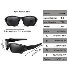 Polarized Sports Sunglasses Outdoor Cycling Driving Fishing Glasses UV400 Goggle