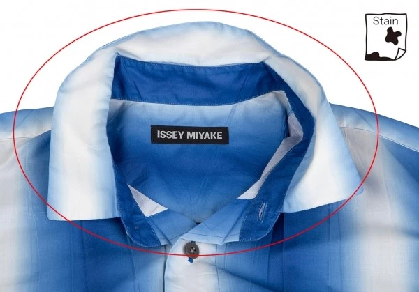 Camisa plisada estampado degradado ISSEY MIYAKE HOMBRE talla 4 (K-124727) Foto 4 de 4