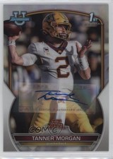2022 Bowman U Chrome Prospect Refractor 472/499 Tanner Morgan #11 Auto 0u66