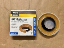 Master Plumber Reinforced Wax Toilet Gasket No-Seep No 3