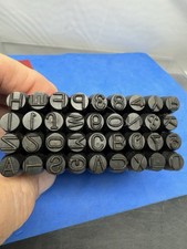Pittsburgh 36Pcs 3/8" High Carbon Steel Metal Punch Letter Number Stamping Set