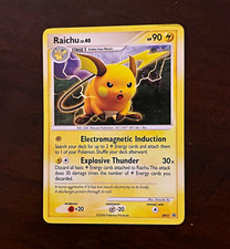 Pokémon Raichu DP21 Diamond and Pearl Promo Holo 90 HP Stage 1 Eng 2008 on eBay