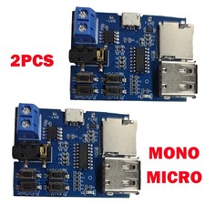 2X Mono MP3 USB Flash Drive Micro SD TF Card Player Decoding Amplifier Board USA