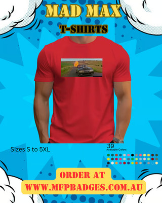 Mad Max - Final Explosion Scene T-Shirt | Classic Interceptor Movie Tee