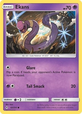 Ekans Normal SM - Unbroken Bonds 62/214 NM