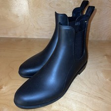 Stivaletti da pioggia Sam Edelman donna taglia 10 neri in gomma