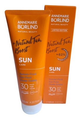 Annemarie Börlind Sun Care + Natural Tan Boost Sun Fluid LSF30 125ml