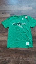 NWT NEW YORK JETS  SHORT SLEEVE THROWBACK DESIGN SHIRT NFL T TEE LARGE L