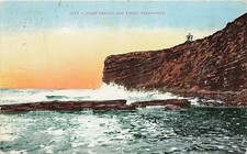 Postcard CA: Point Fermin, San Pedro, California DB Posted 1912