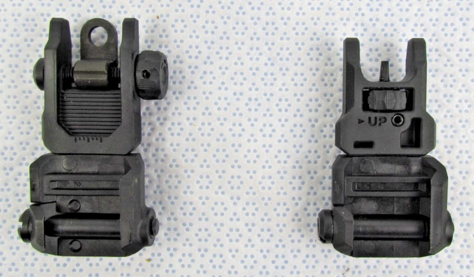 Mira de rifle KRISS DEFIANCE Picatinny dobrável frontal e traseira flip up PRSBL00 FSBL00 - Imagem 2 de 4