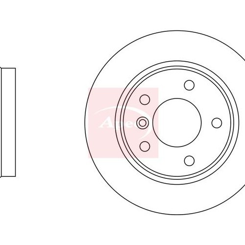 Apec Bremsscheibe Hinten Einzel FüR BMW Z4 Roadster E85 2002-2009-image