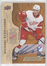 2018-19 Upper Deck Engrained Rookies Auto Michael Rasmussen #54 Auto 0c3