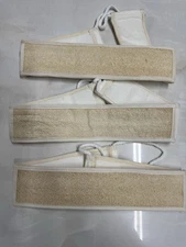 3 Pack Body Exfoliating Loofah Back Scrubber Natural Shower Bath Deep Clean Skin