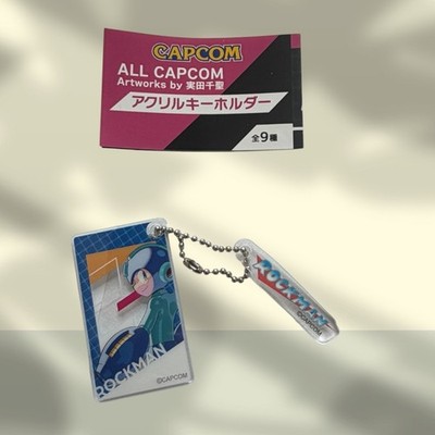 Capcom ALL CAPCOM by Chisato Mita Gashapon Megaman Rockman Acrylic Keychain
