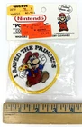 Vintage 1988 Nintendo Mario I Saved The Princess Iron On Patch NOS USA Sealed