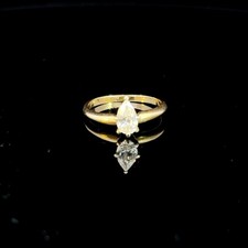 Lady's Diamond Engagement Ring .50 CT. 14K Yellow Gold 1.69g Size:4. SB1101790 