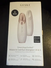 Geske Warm & Cool Eye Energizer 6 in 1 Depuffing Youthful Glow Technology New