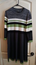 JH Sweater Dress Size Large. Striped