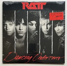 Ratt Dancing Undercover 1986 LP Vinyl Factory Sealed Glam-Rock Heavy-Metal