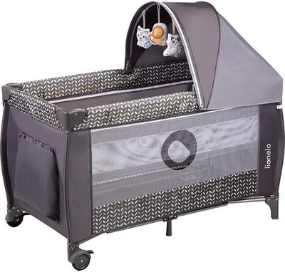 Lionelo Sven Plus 2in1 Reisebett und tragbare Babyzone für Neugeborene 0-36 Monate
