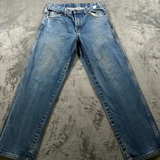 Dickies Jeans Mens 30 Blue Denim Straight-Leg Workwear Vintage Occupational Wear