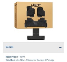 Floor Mat and Cargo Backrest for Ford Expedition 2025-2026 4pcs LASFIT Mat Cargo