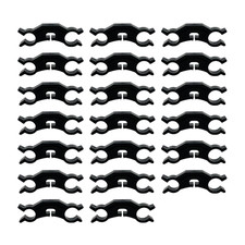 Torque 10 Pcs 38 Standard Air Brake Hose Separator Clamp Replacement For